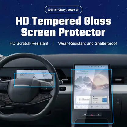 Chery Jaecoo J5 LCD Car Radio Gps Tempered Glass Screen Film