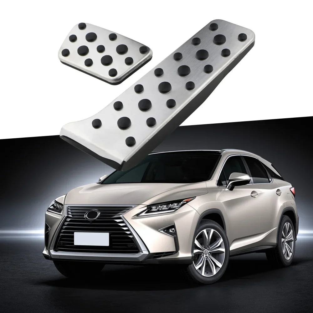 For Toyota REIZ 2013-17 Crown 15-17 For Lexus GS 12-17 IS LS 13-17 Car Accelerator Brake Foot Rest Pedal Cover NO DRILL