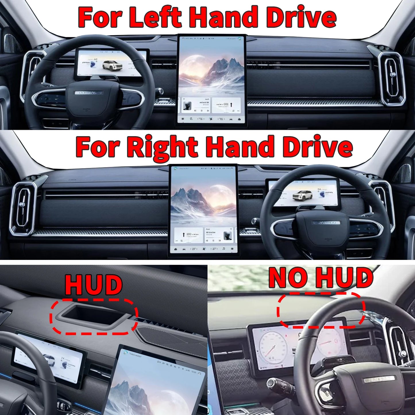 Jaecoo J7 7 Chery Tansuo 06 DashMat Sunshade Protective Carpet