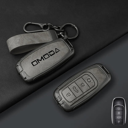 Leather Car Key Case Cover for Chery Omoda C5 E5 C9 Omoda 5 9 EV PHEV