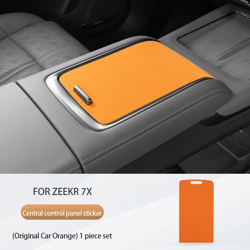 Zeekr 7X 2024 2025 Suede center console protective sticker