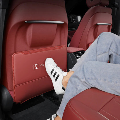 For ZEEKR X 001 007 009 2022 2023 2024 Car Seat Back Storage Rear Anti-Wear Backrest Anti-kick Pad Auto Accessories.