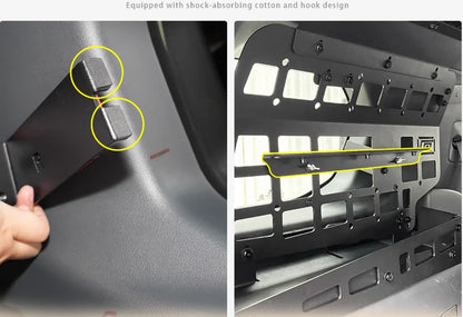 Dongfeng M-Hero 917 2023-2024 Rear Cargo Rack Shelf Luggage Storage Organizer Kit.