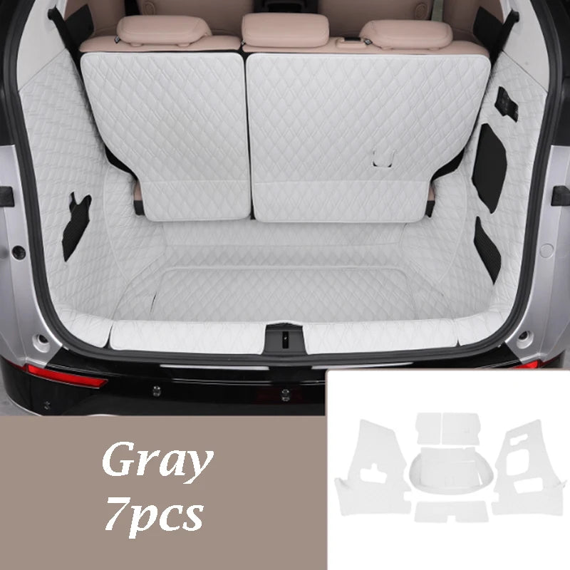 Xpeng X9 Fully Surrounded PU Leather Trunk Mat