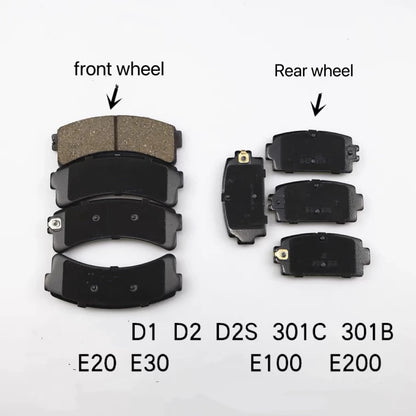 Ceramic Rear brake pads For Geely Zhidou D1 D2 D2S 301ABC E30
