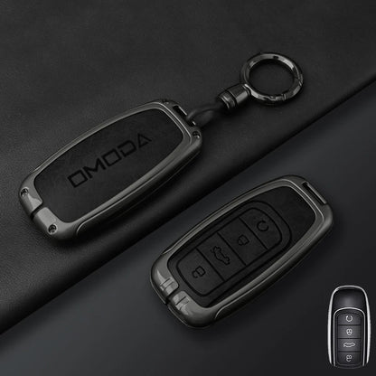 Leather Car Key Case Cover for Chery Omoda C5 E5 C9 Omoda 5 9 EV PHEV