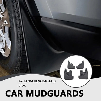 4pcs For BYD Leopard Titanium 3 2025 Mud Flap