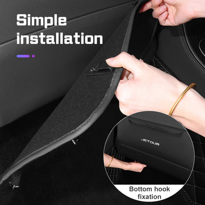Chery Jetour X70 X70SM X90 X95 DASHING i-DM T2 T3 X-1 Car Seat Back Anti Kick Pad