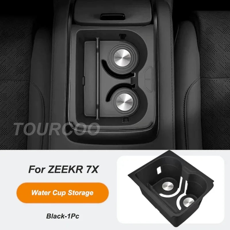 Zeekr 7X Silicone Center Console Water Cup Frame Cover
