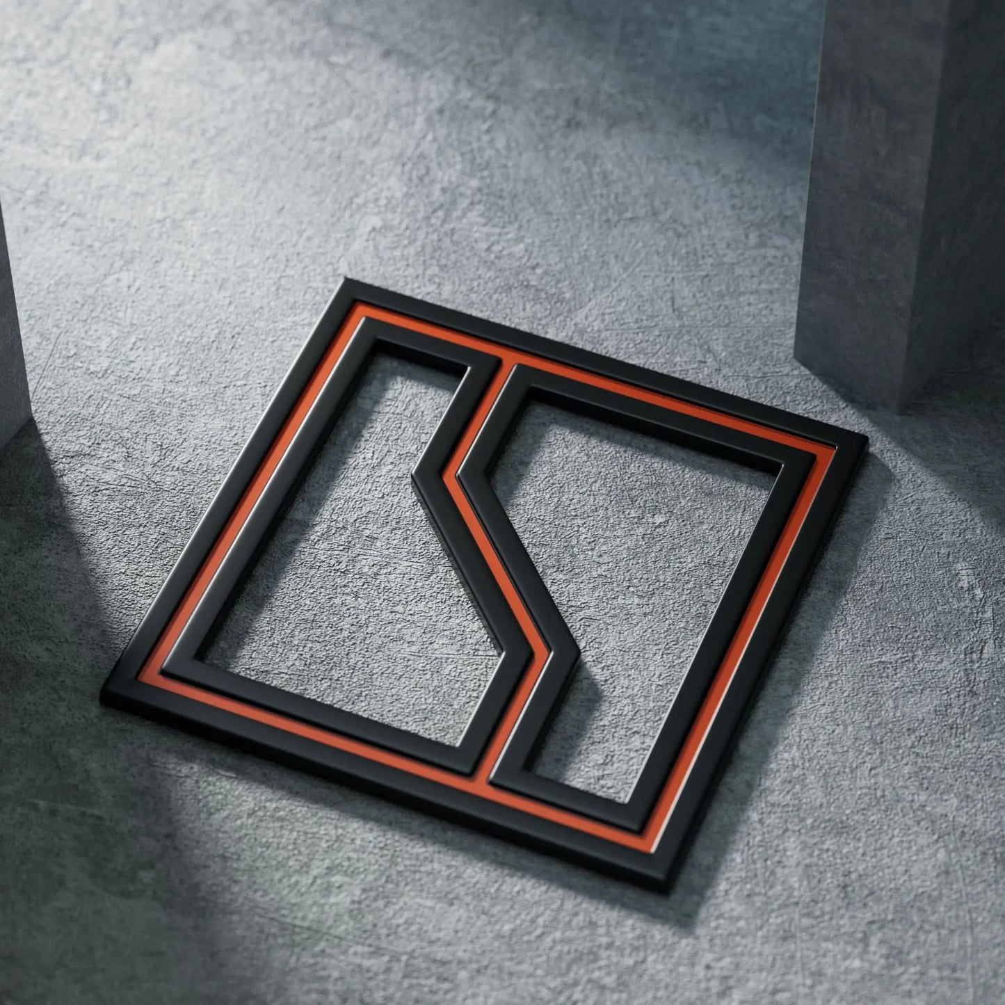 Zeekr 7X 001 X Car Blackened Logo Sticker