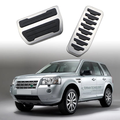 Car Pedals Cover for Land Rover Freelander 2 2007-2014 Stainless Steel Fuel Gas Accelerator Brake Pedal Pad Accessories