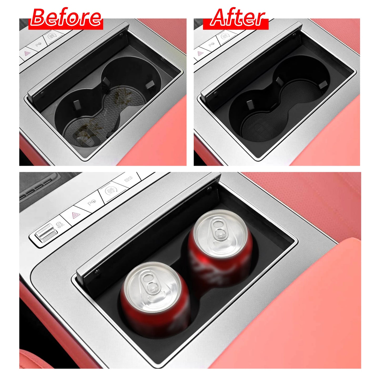 BYD Sealion 8 Center Console Cup Holder Storage Box