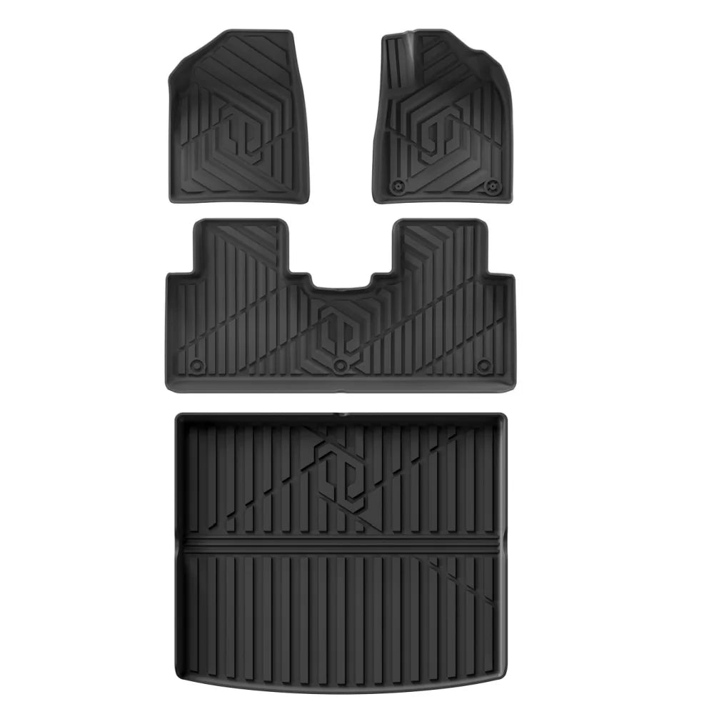 LHD & RHD Leapmotor C10 Floor Mats TPE Trunk Mats Cargo Liners - Leapmotor Accessories
