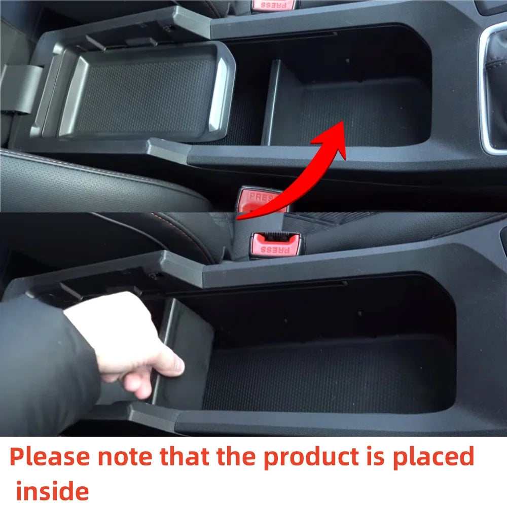 for MG3 MG 3 Thailand Version 2023-2025 Car Center Console Storage Pad Tray Silicone Organizer Accessories Tidying Black