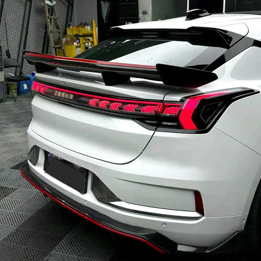 Zeekr 001 2021 2022 2023 Modified FR Model Carbon Fiber Front Lip Rear Lip Side Skirts High Feet Tail Small Enclosure.