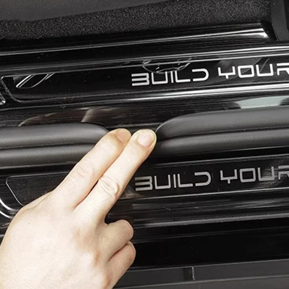 Car Door Sill Scuff Plate Welcome Pedal