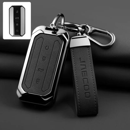Remote Control Key Case Cover Holder Chain For Chery
