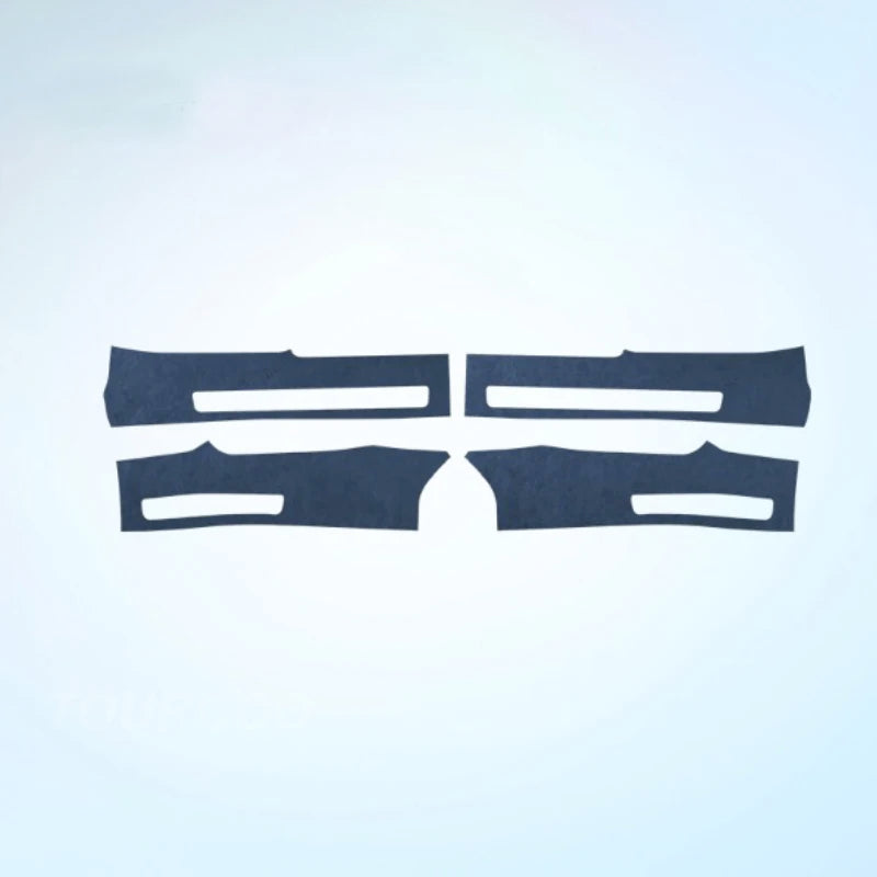 For ZEEKR 7X Suede Door Sill Protective Cover Stickers Car Interior Styling Door Sill Anti-kick Protective Stickers.