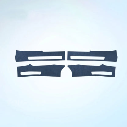 For ZEEKR 7X Suede Door Sill Protective Cover Stickers Car Interior Styling Door Sill Anti-kick Protective Stickers.