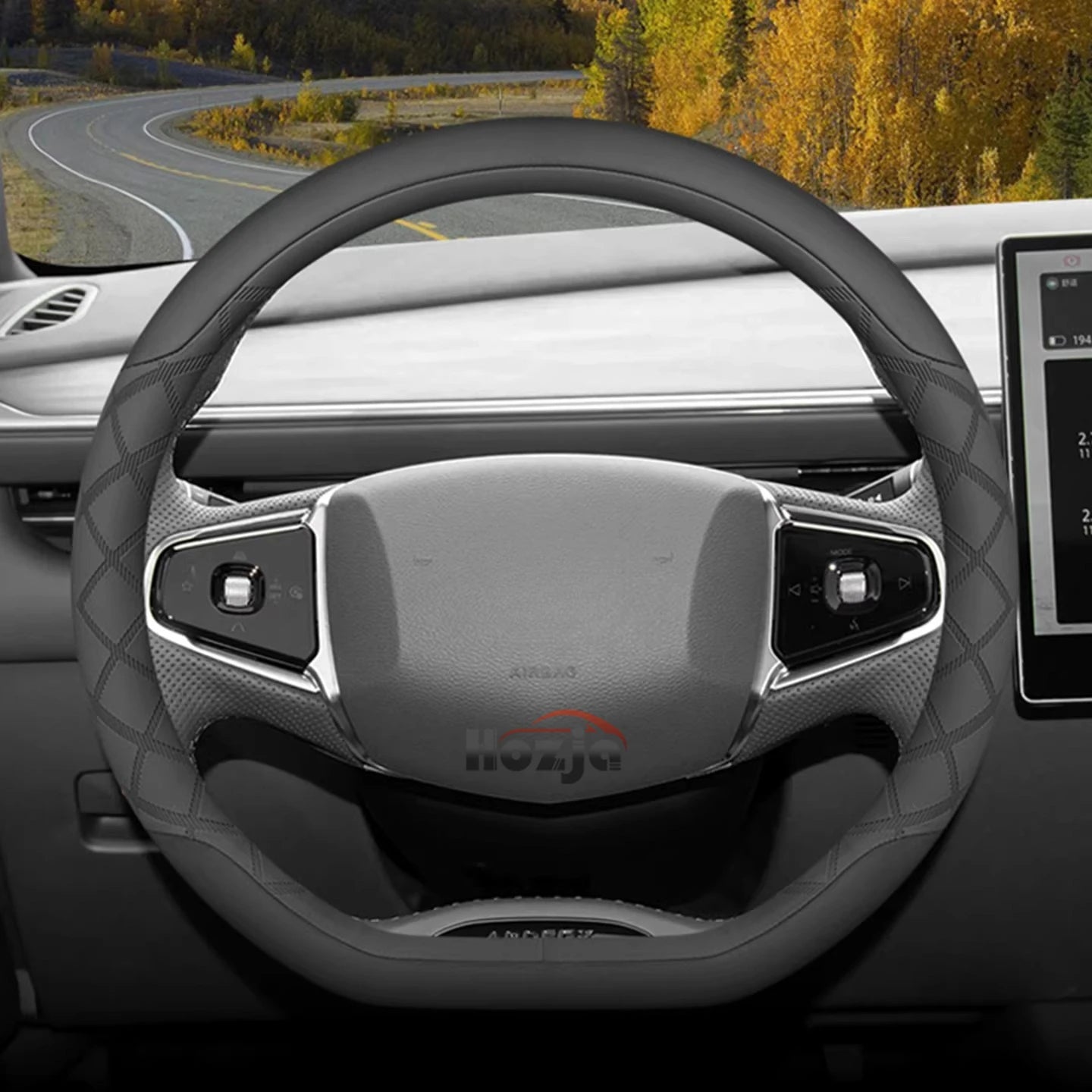 Leather Car Steering Wheel Cover for Jaecoo J7 J8 J5