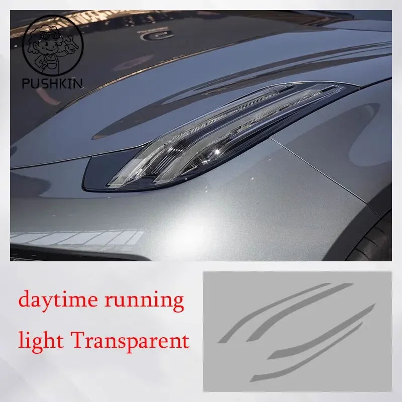 For Zeekr Krypton 001 2022 2023 TPU Blackened Headlight Taillight Foglight Protective Film Car Modification Color Changing Film.