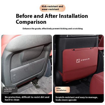 Car Seat Back Protection Anti-Kick Pad For ZEEKR 001 007 009 001FR 007GT X MIX 7X 9X