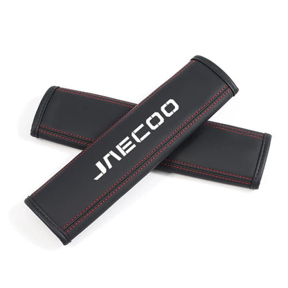 2Pcs Leather Car Seat Belt Protection Shoulder Pad Covers For Chery Jaecoo J7 J8