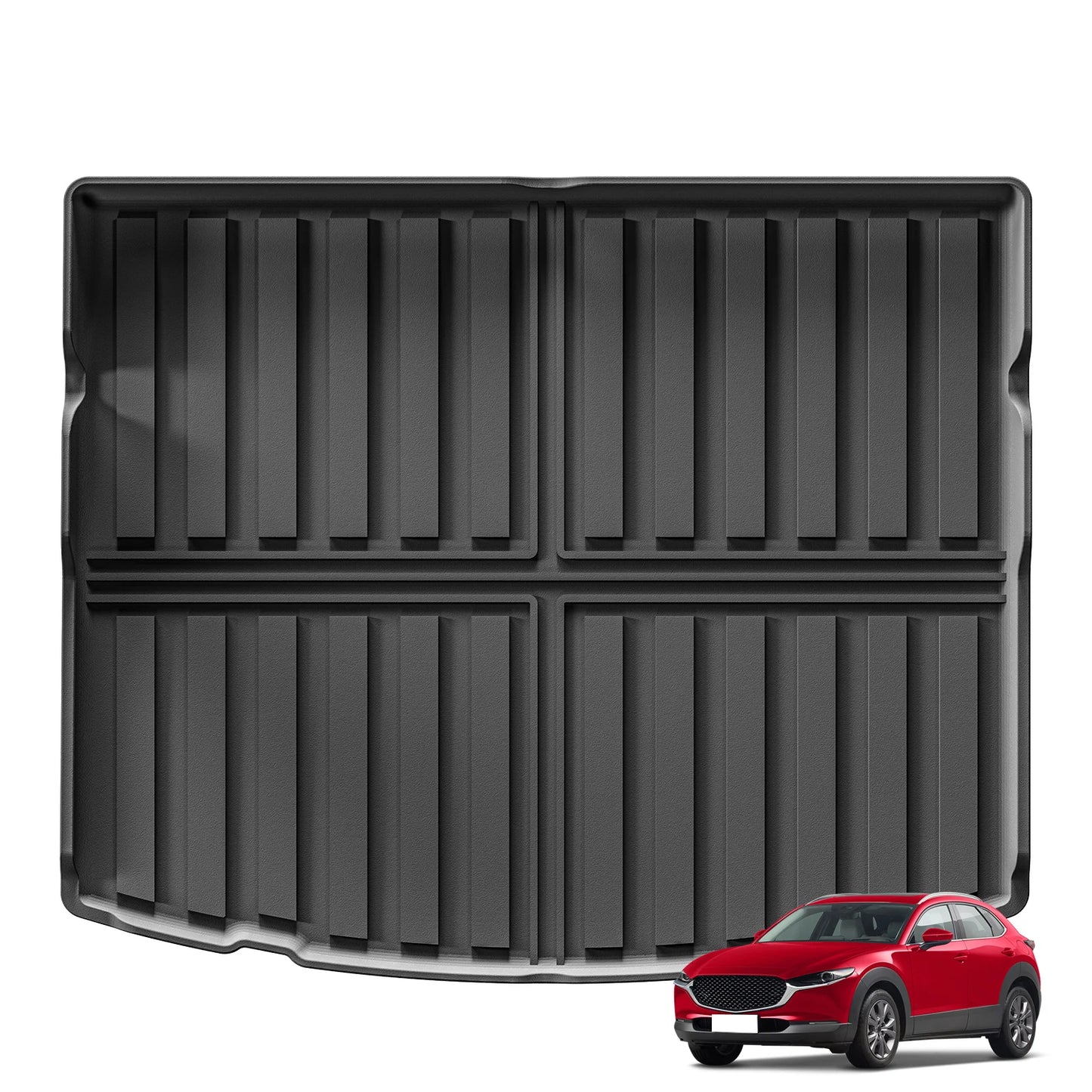 RHD Mazda 3 CX-30 DM 2WD 2019-2024 TPE 3D Car Floor Mats Trunk Pad