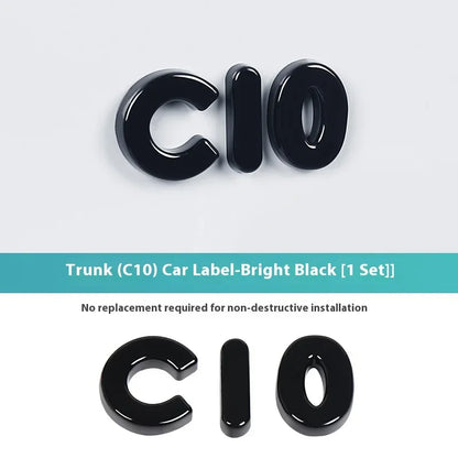 Leapmotor B10 B01 Lafa5 C10 Car Blackening Modification Logo Letters