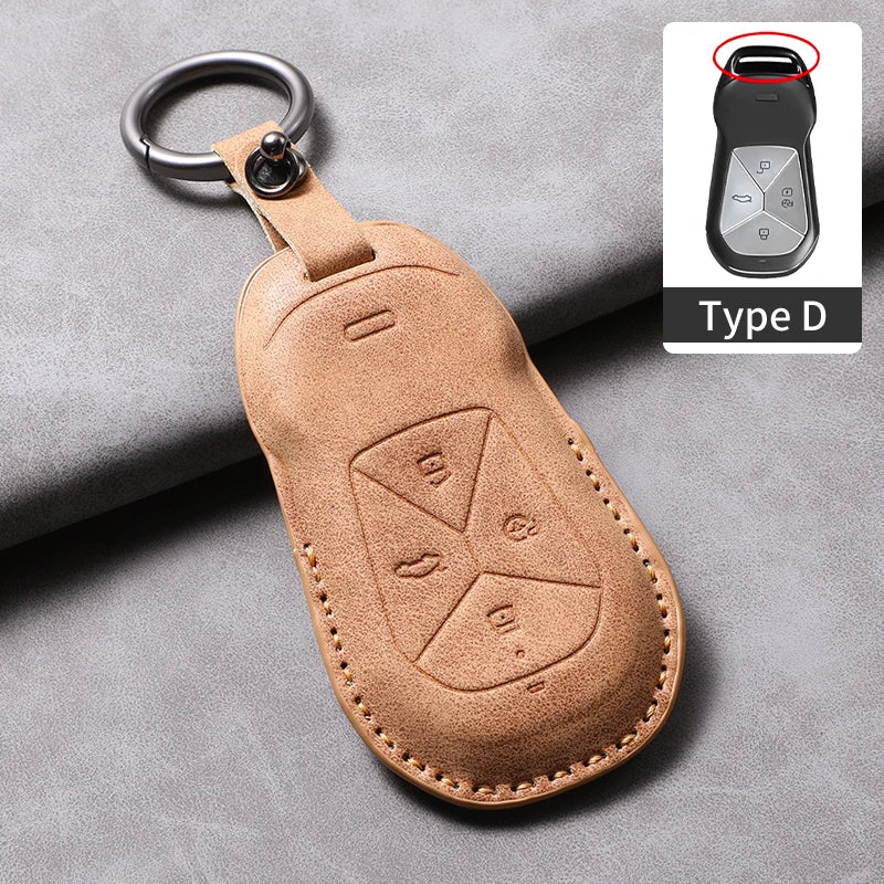 Car Remote Key Case Cover Shell For Xpeng P5 P7 G9 G3