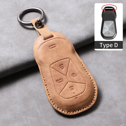 Car Remote Key Case Cover Shell For Xpeng P5 P7 G9 G3