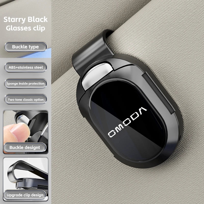 Car Sun Visor Sunglasses Holder for Ticket Stand For Chery OMODA 5