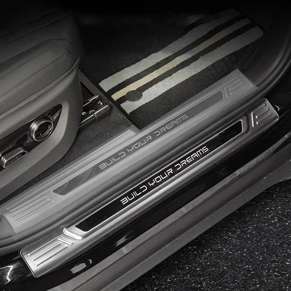 Car Door Sill Scuff Plate Welcome Pedal