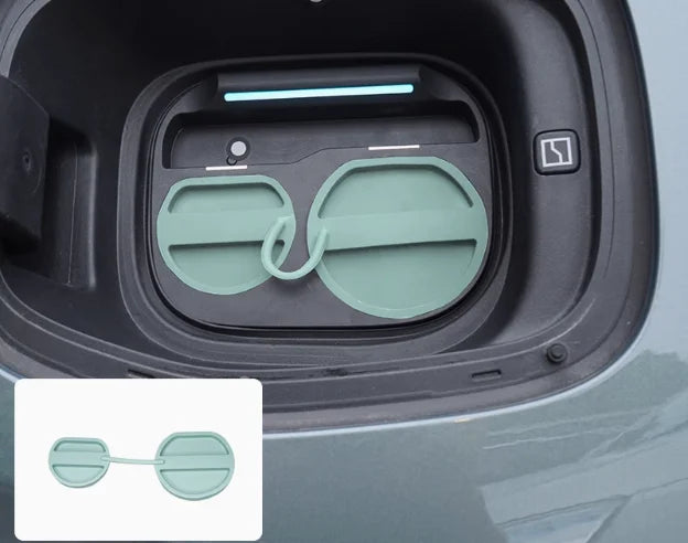 For New Zeekr 001 2024 2025 Restyling Car Styling Charging Port Waterproof Protective Cover Dust Cover Auto Modified Accessories.