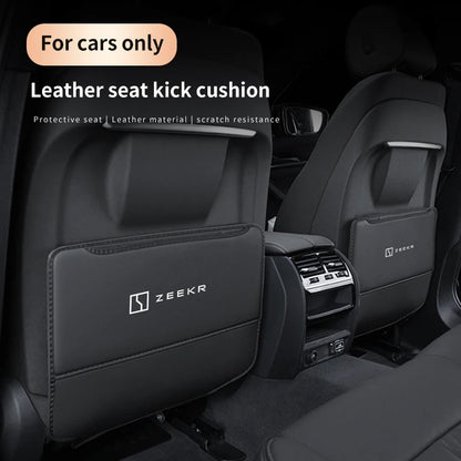 For ZEEKR X 001 007 009 2022 2023 2024 Car Seat Back Storage Rear Anti-Wear Backrest Anti-kick Pad Auto Accessories.