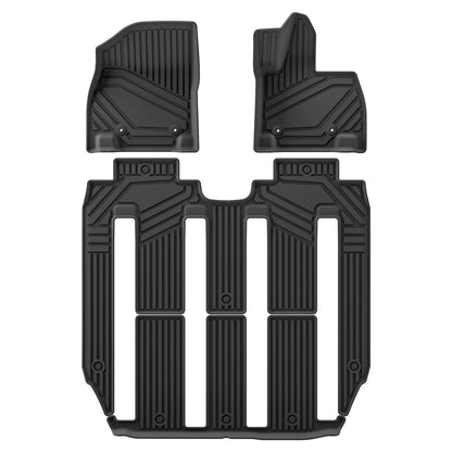 RHD for Xpeng X9 Car Floor Mats Cargo Liner Trunk Pad