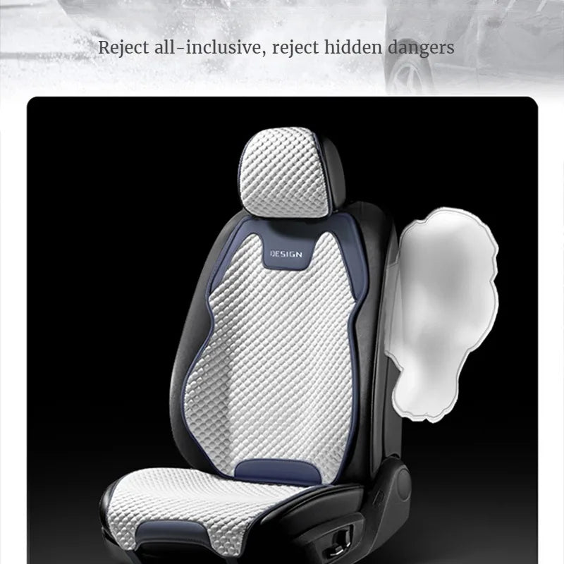 Ice Silk Car Seat Cushion Ventilation Comfortable Four Seasons Universal