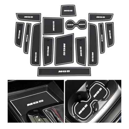 for MG5 MG 5 2021 2022 2023 (AT) Anti-Slip Gate Slot Cup Mat Non-Slip Door Groove Pad Interior Accessories Coaster