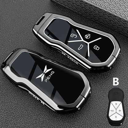Car Key Case Keychain Fob Cover for Xpeng