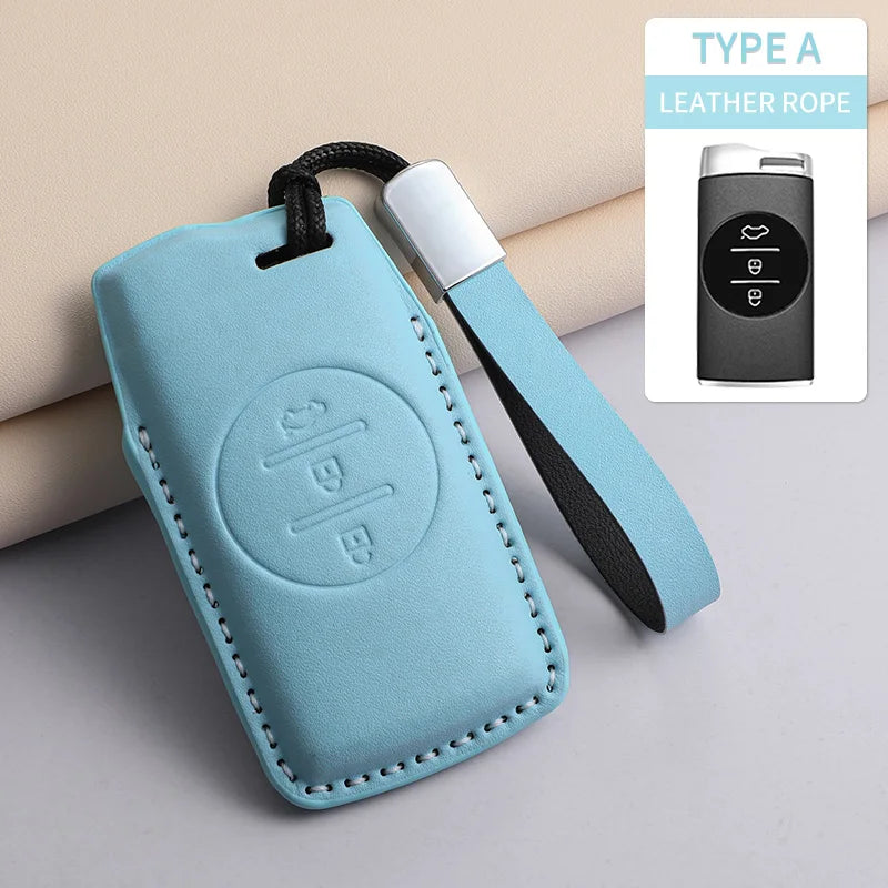 For Chery PU Car Keychain Shell Holder