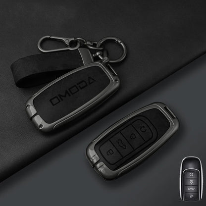 Leather Car Key Case Cover for Chery Omoda C5 E5 C9 Omoda 5 9 EV PHEV