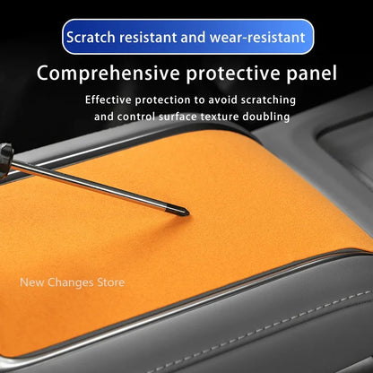 Zeekr 7X 2024 2025 Suede center console protective sticker