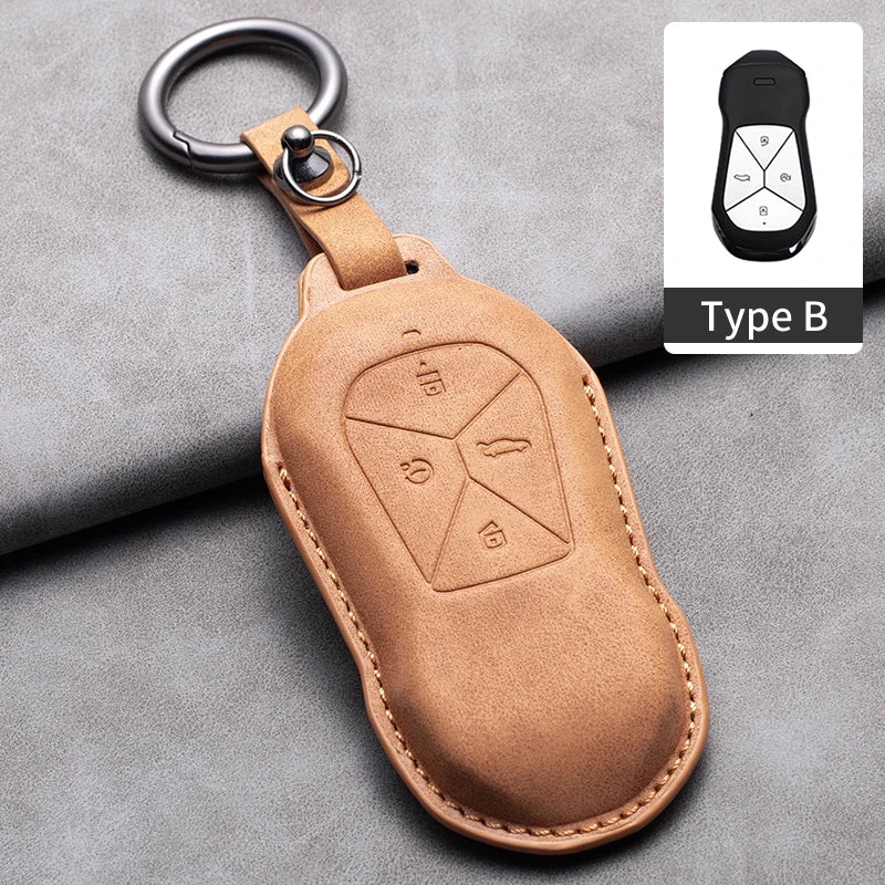 Car Remote Key Case Cover Shell For Xpeng P5 P7 G9 G3