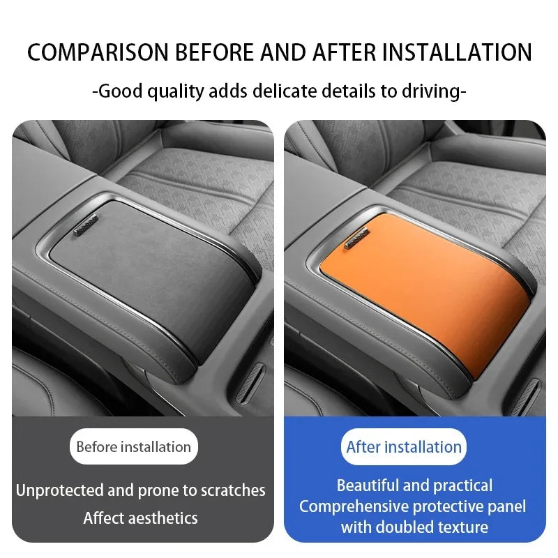 Zeekr 7X 2024 2025 Suede center console protective sticker