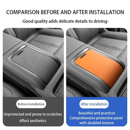 Zeekr 7X 2024 2025 Suede center console protective sticker