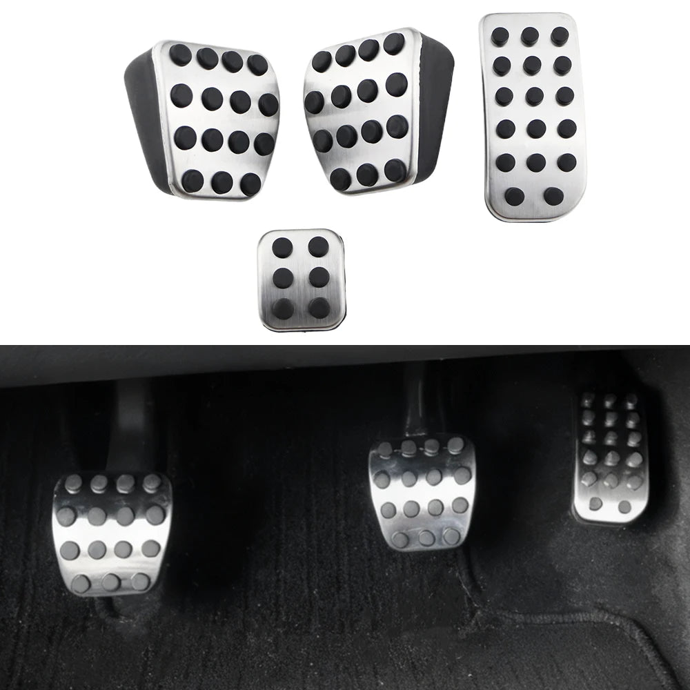 Gas Fuel Brake Pedal Pads Cover Mats for Mercedes Benz V Class Vito Metris Viano W639 W447 Car Styling Accessories