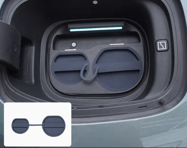 For New Zeekr 001 2024 2025 Restyling Car Styling Charging Port Waterproof Protective Cover Dust Cover Auto Modified Accessories.