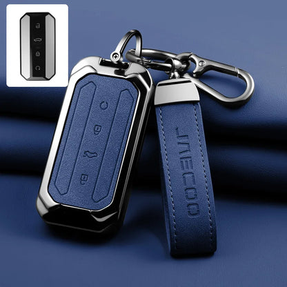 Remote Control Key Case Cover Holder Chain For Chery