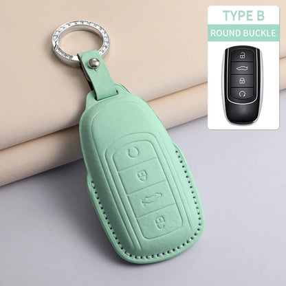 For Chery PU Car Keychain Shell Holder