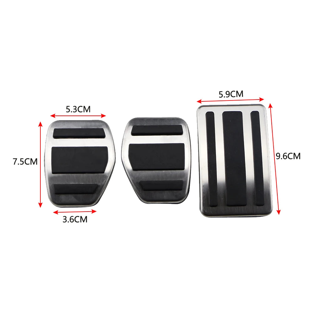 Stainless Steel Car Pedals Non-Slip for Peugeot 508 for Citroen C5 2012 - 2014 C6 Gas Fuel Brake Pedal Cover Accessories